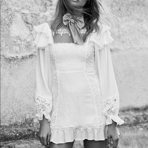 For Love & Lemons Crema Dress